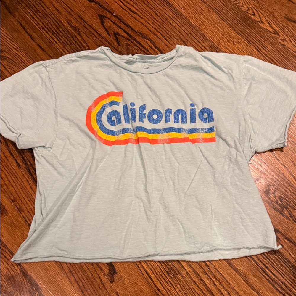 Retro Brand Light Blue T-Shirt
